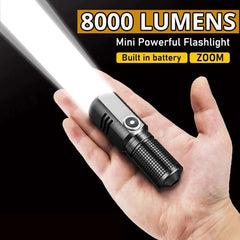 Rechargeable Ultra Bright Mini Flashlight Torch Light