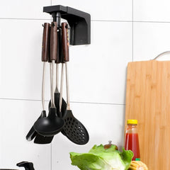 Wall Mount Rotating Kitchenware Collecting Hanger