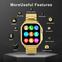 24K Gold Series Watch 8 Ultra Max Smartwatch