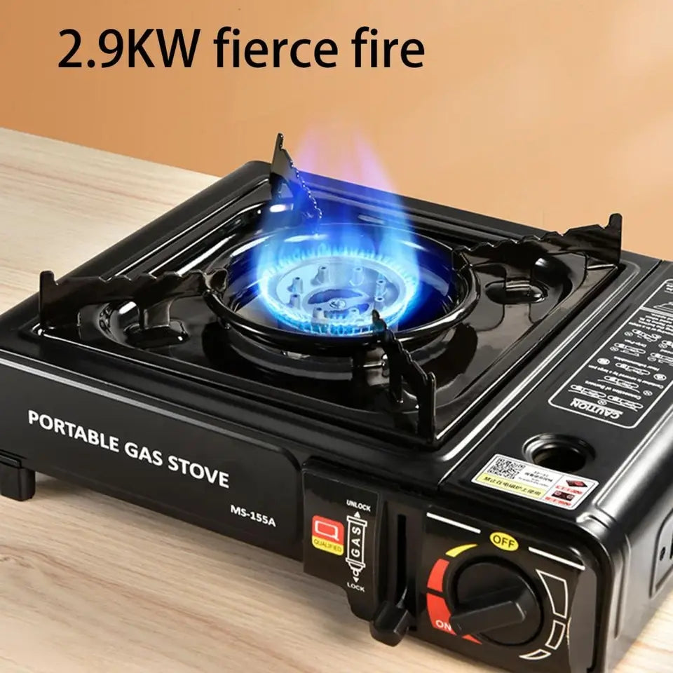 Portable Butane Gas Stove with Carrying Case