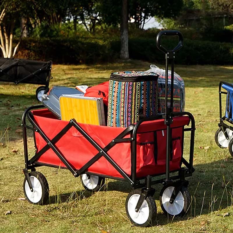 Folding Wagon Cart Ourdoor Camping Heavy Duty Utility Cart