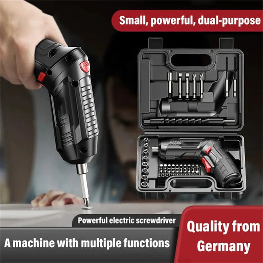 Cordless Electric Screwdriver, Rechargeable Power Screwdriver