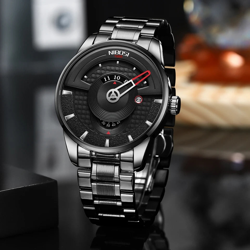 Dinar Creative Watch for Men Top Brand Luxury Fashion Business Quartz Men’s Wristwatch