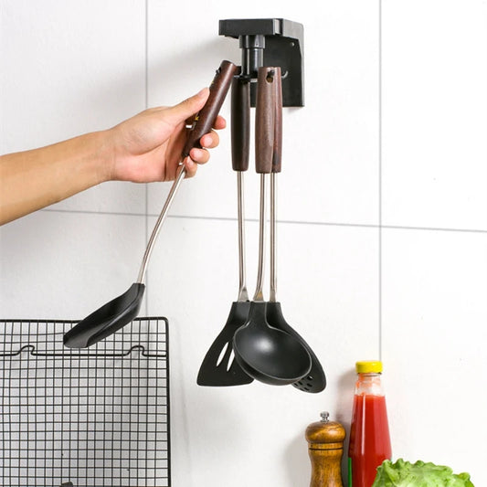 Wall Mount Rotating Kitchenware Collecting Hanger