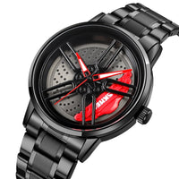 Spinning Rim Business Stainless Steel Watch