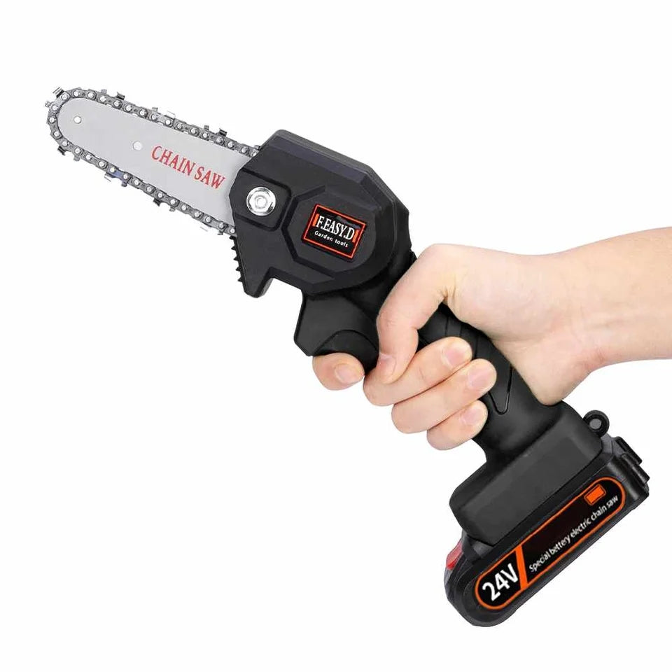 Mini Cordless Handheld Electric Portable Chainsaw Kit