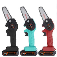 Mini Cordless Handheld Electric Portable Chainsaw Kit