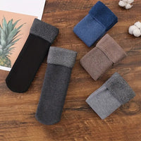 5 Pair Men's Warm Fleece Thermal Socks