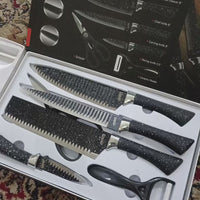 Zepter Brand 6 PCS Stainless Steel Kitchen Knives Set